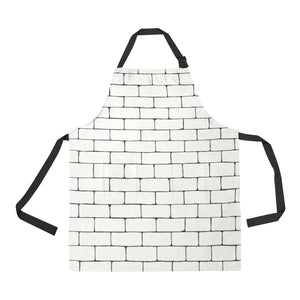 Brick Printed Pattern Print Design 02 Adjustable Apron