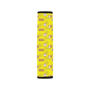 Guinea Pig Pattern Print Design 04 Car Seat Belt Cover