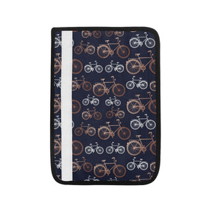 Bicycle Pattern Print Design 01 Car Seat Belt Cover