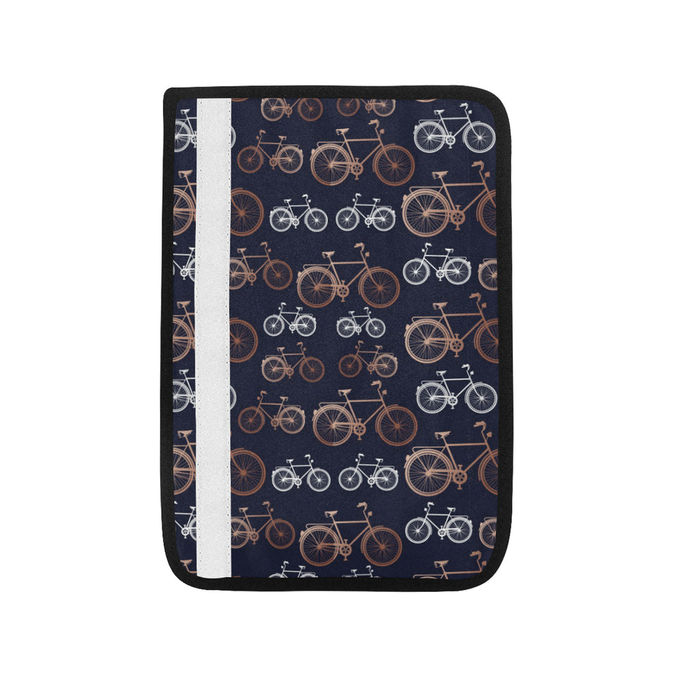 Bicycle Pattern Print Design 01 Car Seat Belt Cover