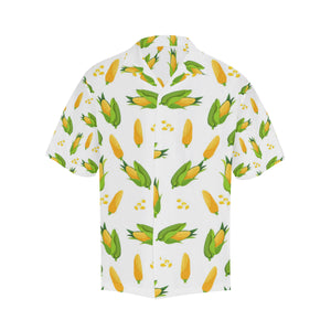 Corn Pattern Print Design 01 Men's All Over Print Hawaiian Shirt (Model T58)