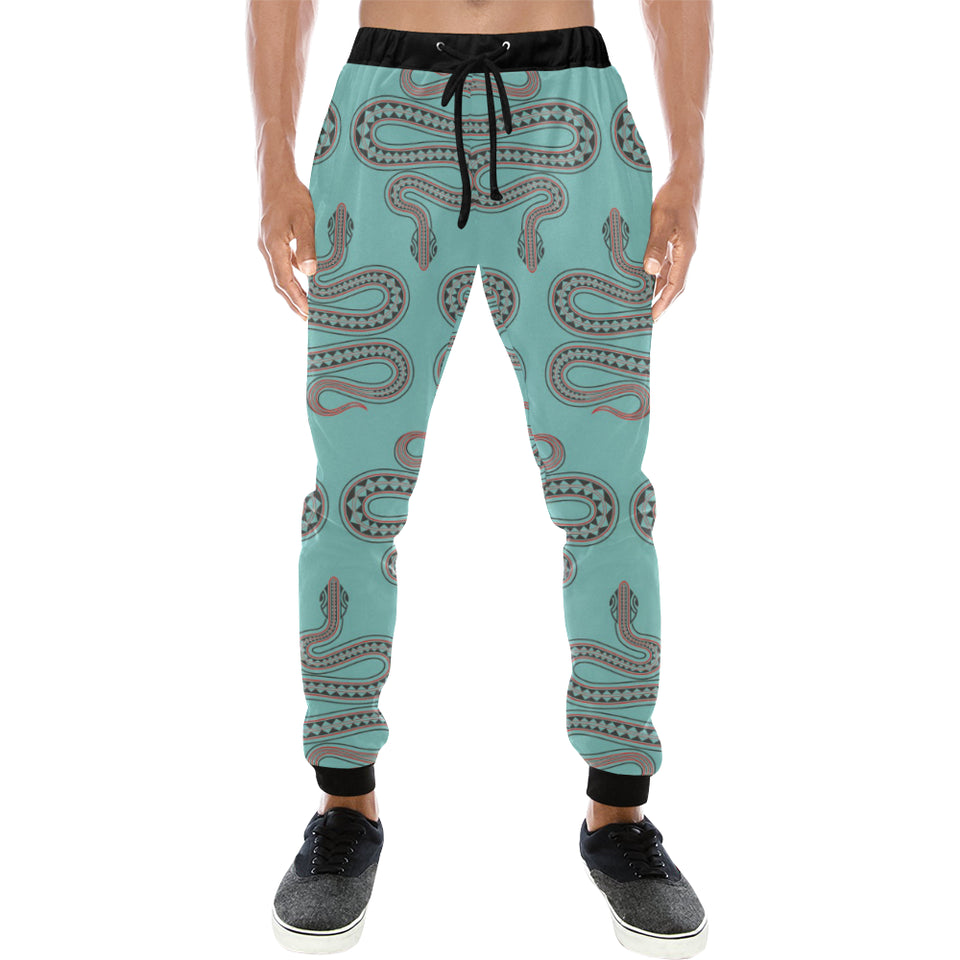 Snake Tribal Pattern Unisex Casual Sweatpants