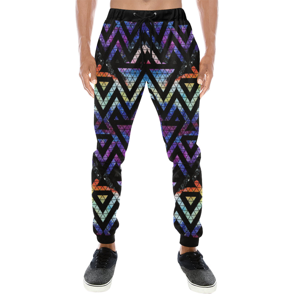 Space Colorful Tribal Galaxy Pattern Unisex Casual Sweatpants