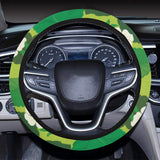 Strawberry Leaves Pattern Car Steering Wheel Cover