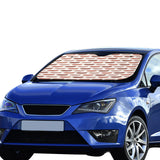 Sausage Pattern Print Design 02 Car Sun Shade