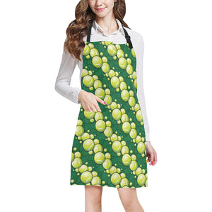 Tennis Pattern Print Design 04 Adjustable Apron