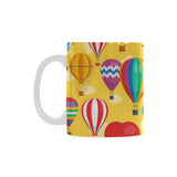 Hot Air Balloon Pattern Classical White Mug (FulFilled In US)