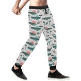 Whale Jelly Fish Pattern Unisex Casual Sweatpants