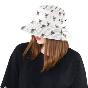 Cute Chihuahua Paw Pattern Unisex Bucket Hat