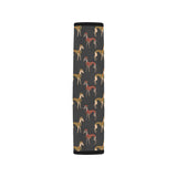 Greyhound Pattern Print Design 01 Car Seat Belt Cover