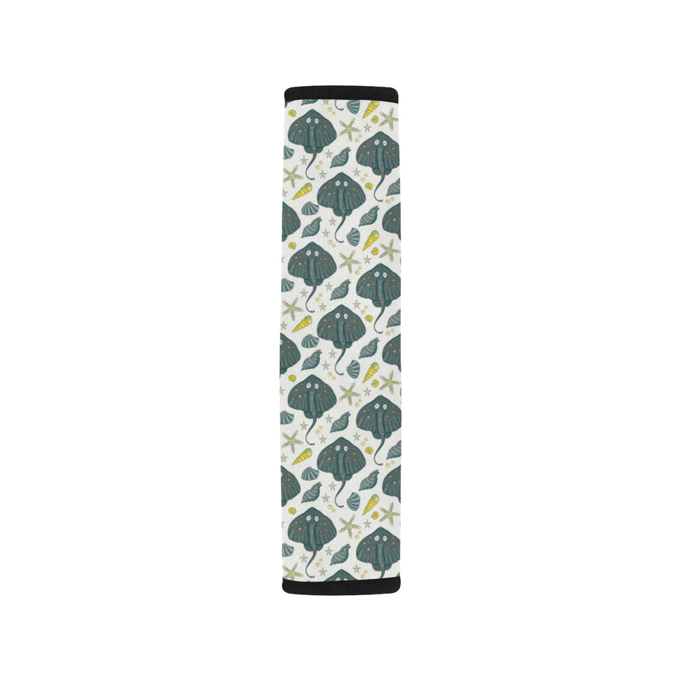 Stingray Pattern Print Design 03 Car Seat Belt Cover