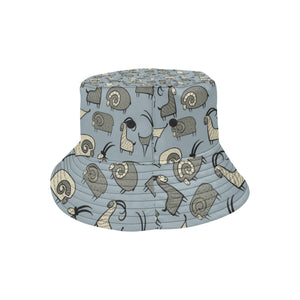 Goat Ram Pattern Unisex Bucket Hat