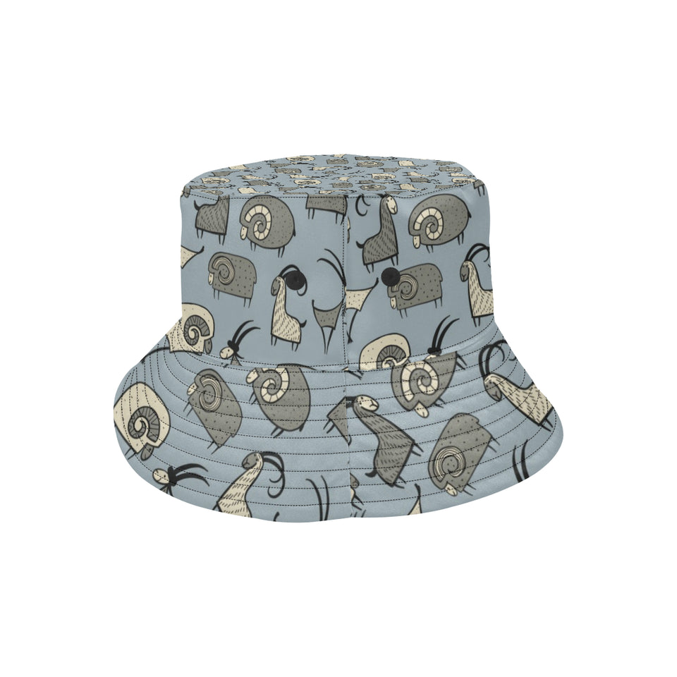 Goat Ram Pattern Unisex Bucket Hat