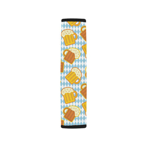 Beer Glass Pattern Car Seat Belt Cover