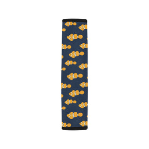 Clown Fish Pattern Print Design 01 Car Seat Belt Cover