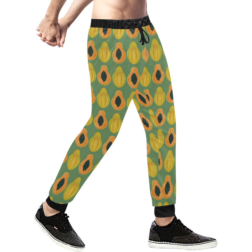 Papaya Pattern Background Unisex Casual Sweatpants