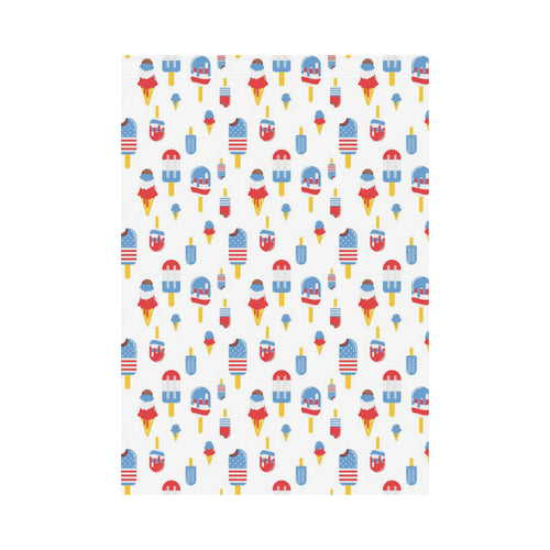 Ice Cream USA Theme Pattern House Flag Garden Flag