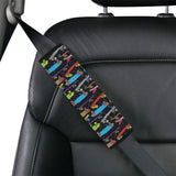 Skate Board Pattern Print Design 03 Car Seat Belt Cover