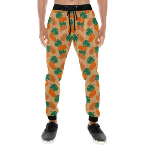 Papaya Leaves Pattern Unisex Casual Sweatpants