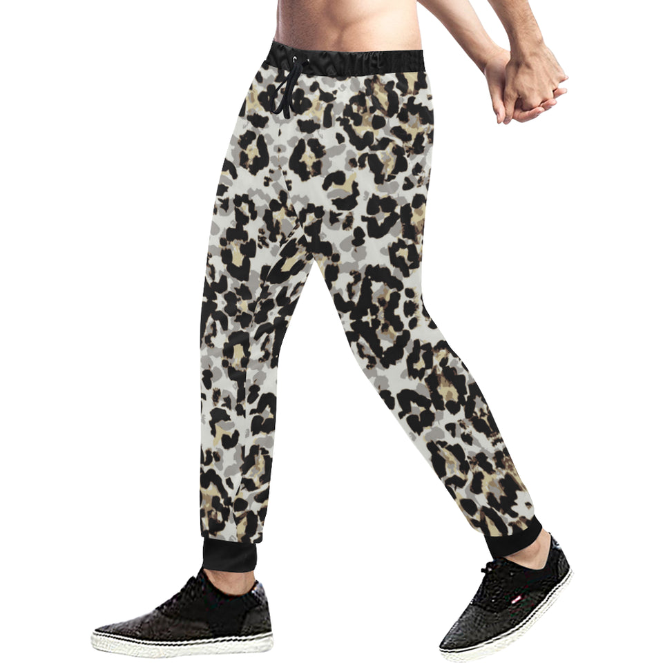 Leopard Skin Pattern Unisex Casual Sweatpants