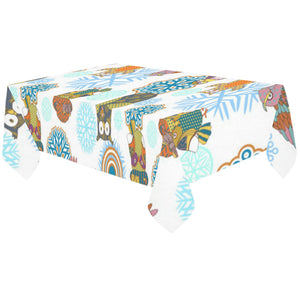 Owl Pattern Tablecloth