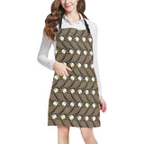 Eagle Pattern Print Design 02 Adjustable Apron