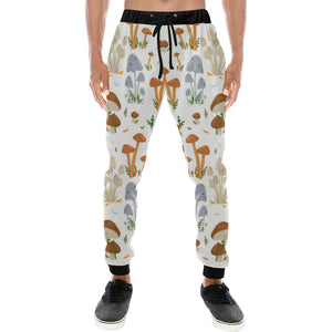 Mushroom Pattern Theme Unisex Casual Sweatpants