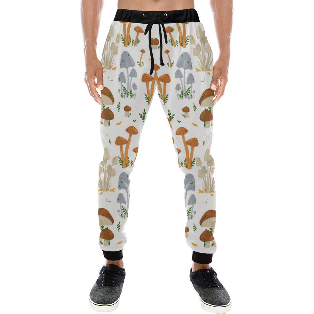 Mushroom Pattern Theme Unisex Casual Sweatpants