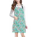 Snail Pattern Print Design 01 Adjustable Apron