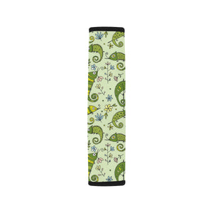 Cute Chameleon Lizard Pattern Car Seat Belt Cover