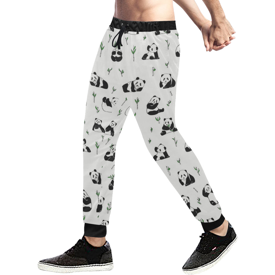 Panda Pattern Background Unisex Casual Sweatpants