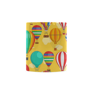 Hot Air Balloon Pattern Classical White Mug (FulFilled In US)