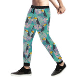 Toucan Pattern Background Unisex Casual Sweatpants