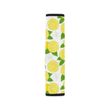 Lemon Flower Pattern Car Seat Belt Cover