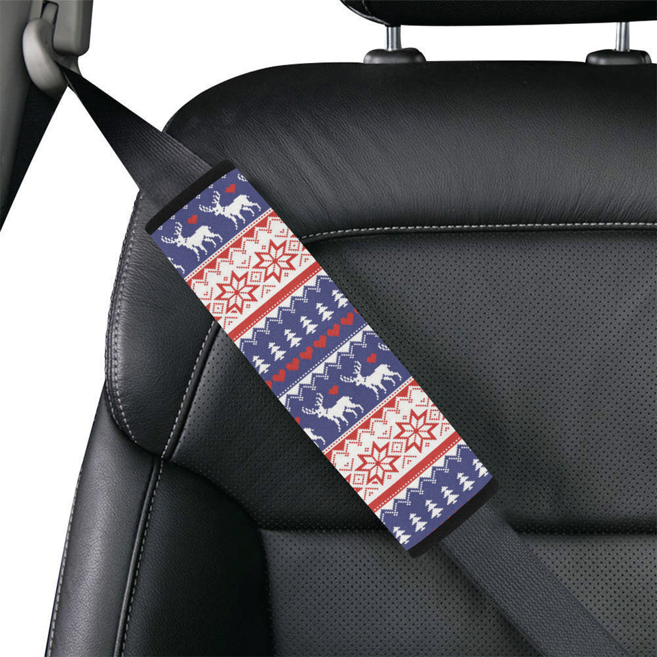 Deer Sweater Printed Pattern Car Seat Belt Cover