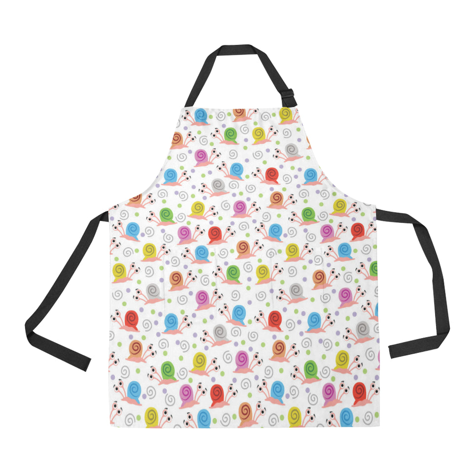 Snail Pattern Print Design 05 Adjustable Apron