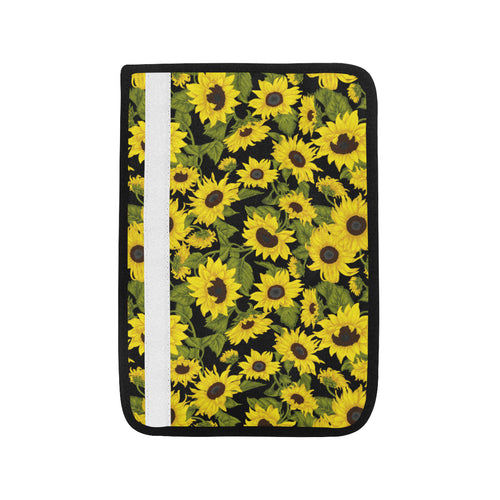 Sunflower Theme Pattern Car Seat Belt Cover