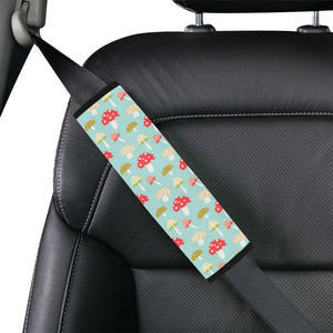 Mushroom Pattern Background Car Seat Belt Cover