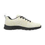 Shell Tribal Pattern Men's Sneakers Black