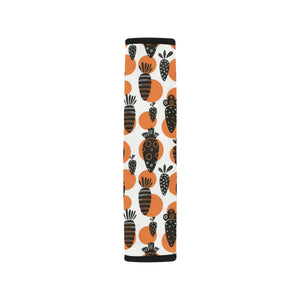 Carrot Pattern Print Design 02 Car Seat Belt Cover