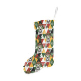 Cool Camel Leaves Pattern Christmas Stocking