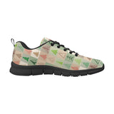 Christmas Tree Pattern Men's Sneakers Black