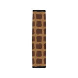 Bread Toast Pattern Print Design 04 Car Seat Belt Cover