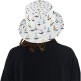 Cute Sailboat Pattern Unisex Bucket Hat