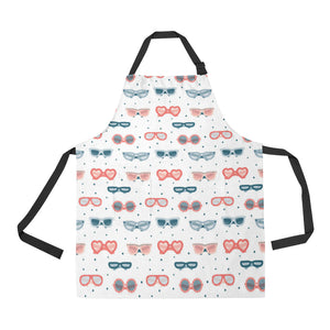 Sun Glasses Pattern Print Design 02 Adjustable Apron