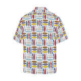 Surfboard Pattern Print Design 02 Men's All Over Print Hawaiian Shirt (Model T58)