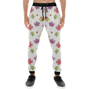 Maple Leaves Pattern Unisex Casual Sweatpants