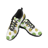 Durian Background Pattern Men's Sneakers Black