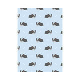 Sleep Boston Terrier Bone Pattern House Flag Garden Flag