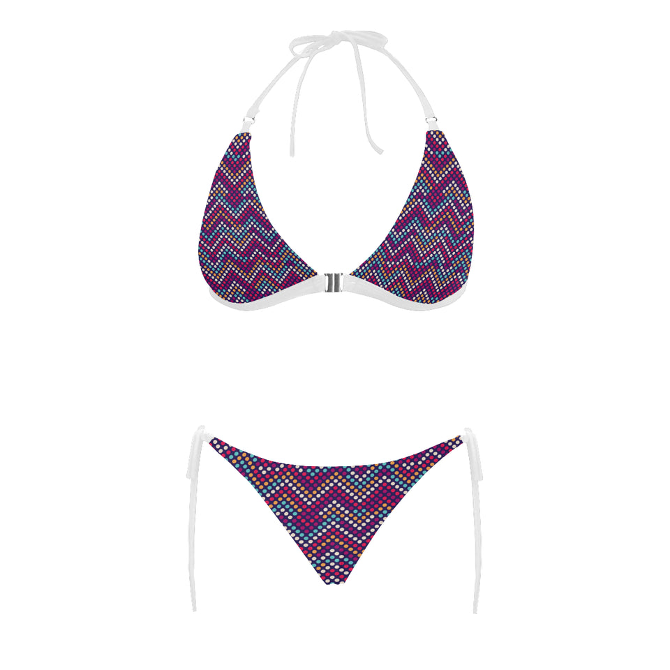 Zigzag Chevron Pokka Dot Aboriginal Pattern Sexy Bikinis Two-Pieces Swimsuits